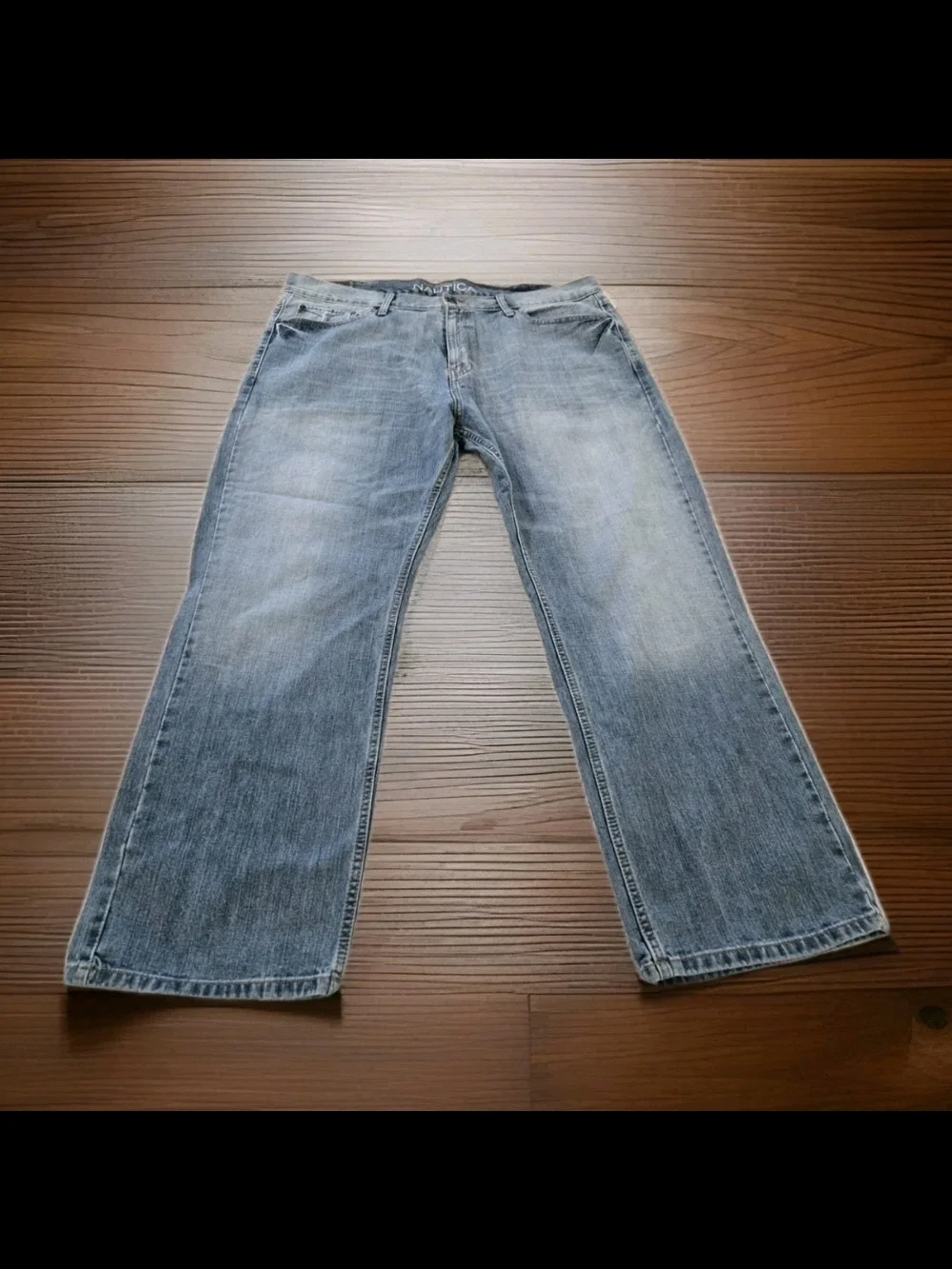 Nautica Jeans Mens 40x30 Relaxed Fit Blue Denim Lot 2 Cotton Classic Identical